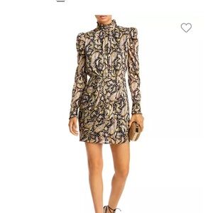 Bloomingdale’s AQUA Puffed Shoulder Mini Dress